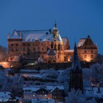 Marburger Schloss im Schnee